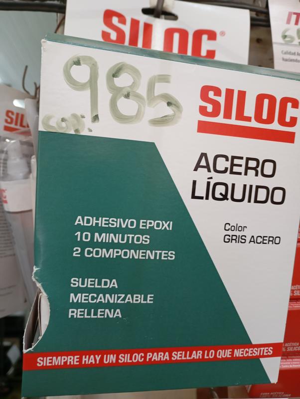SILOC EPOXI ACERO LIQUIDO 57g