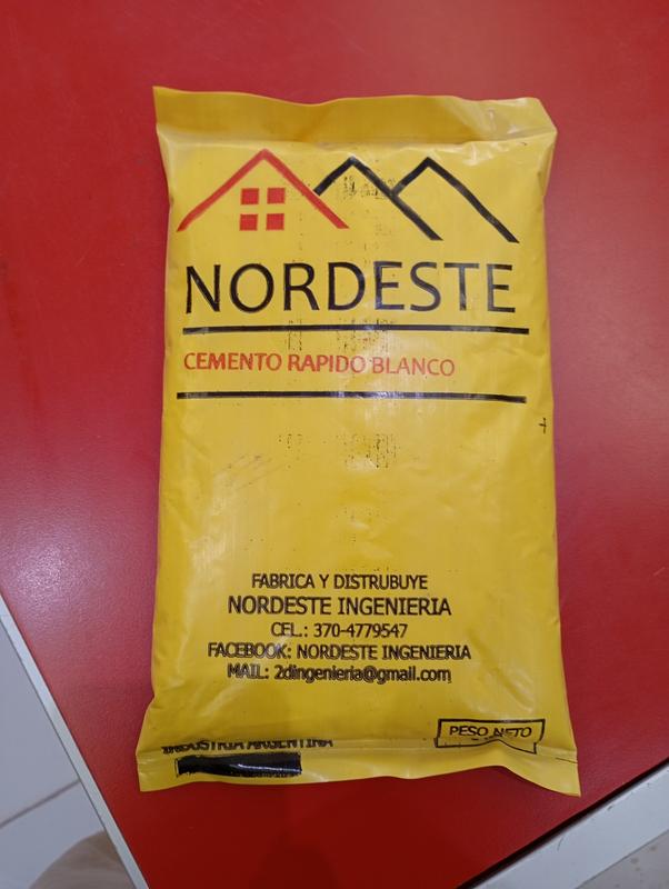 CEMENTO RAPIDO BLANCO X 1KG
