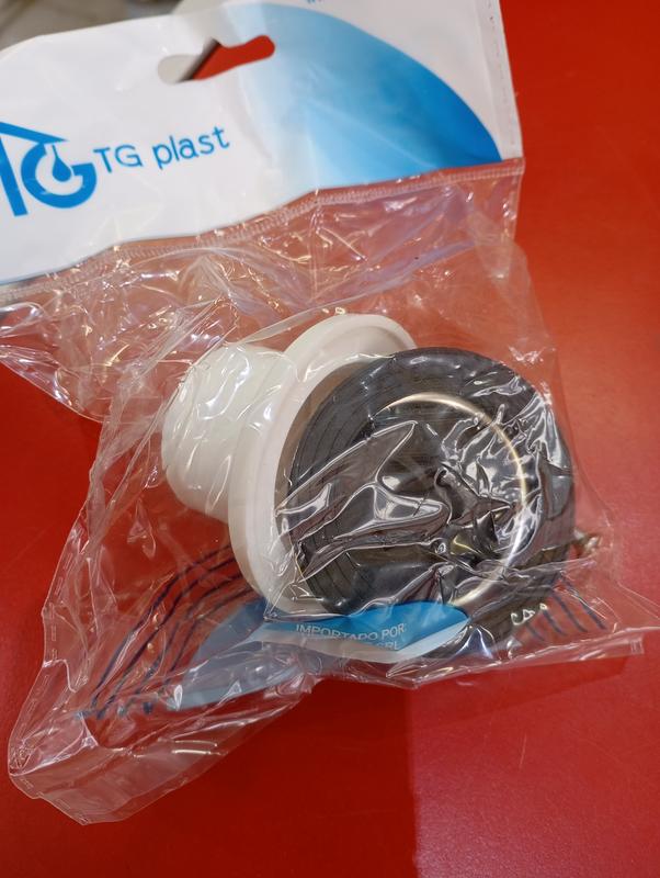 SOPAPA PVC CROMADA PILETA 40 MM