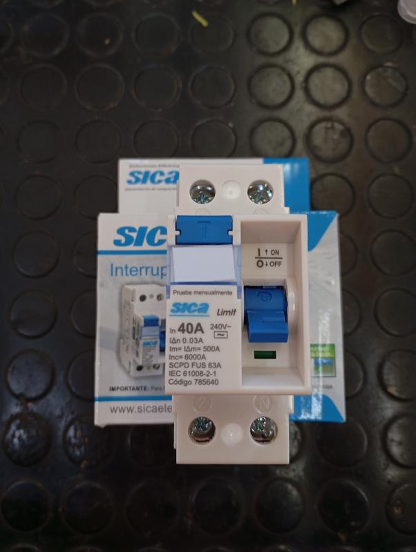 DISYUNTOR DIFERENCIAL 2X40 SICA
