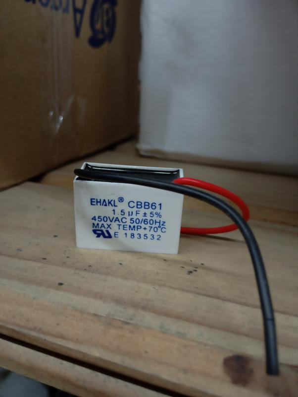 CAPACITOR P/VENTILADOR 1 5 MF