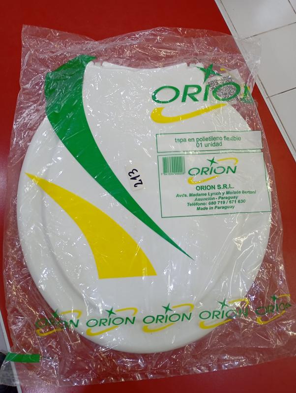 ASIENTO P/INODORO BLANCO ORION