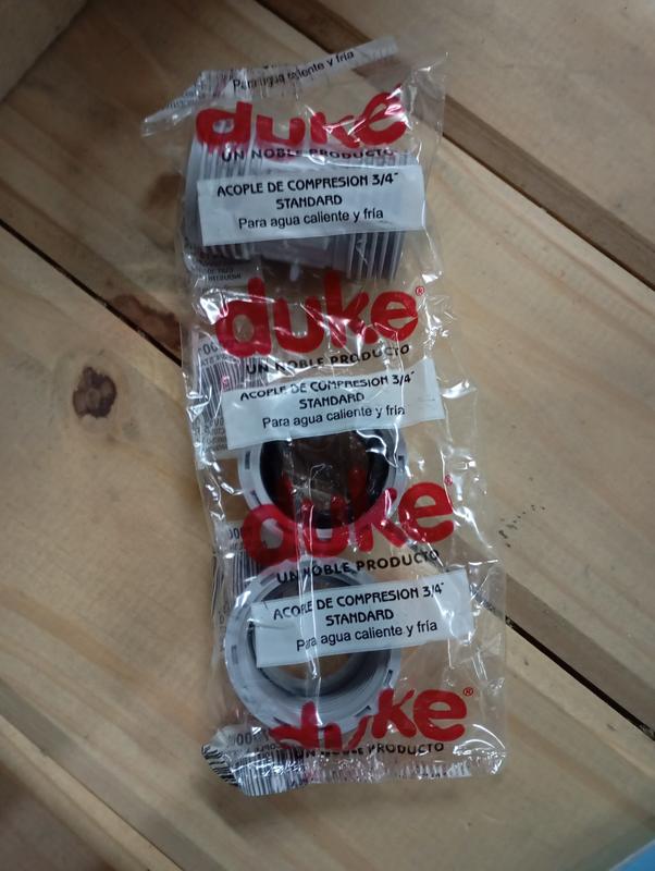 ACOPLE COMPRESION DUKE 3/4 PROFESIONAL