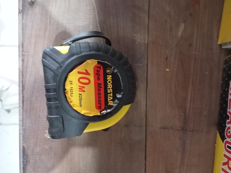 CINTA METRICA NORSTAR C/GOMA 10MTS X 25MM