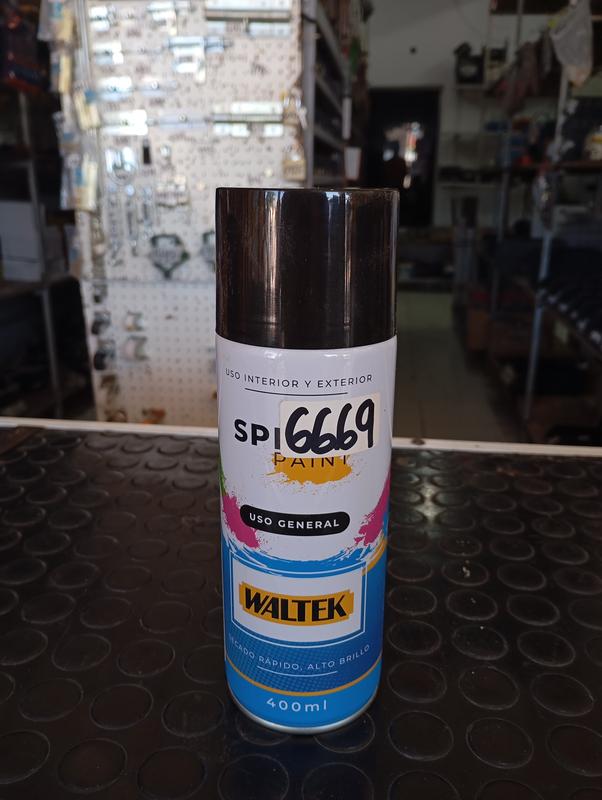 AEROSOL WALTEK 400ML NEGRO BRILLANTE NE39