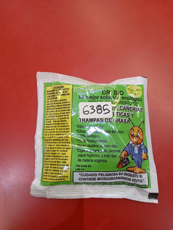 DESTAPA CAÑERIA DR BIO BOLSA 80