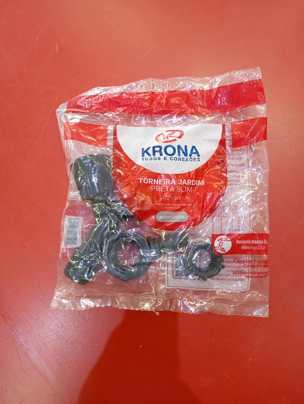 CANILLA PVC NEGRA 1/2