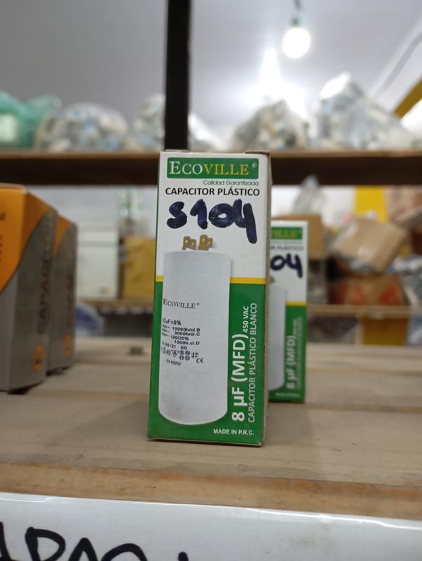 CAPACITOR DE MARCHA 8UF 450V