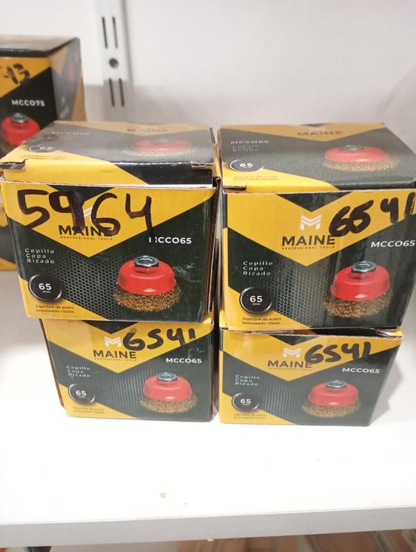 CEPILLO COPA RIZADO 65MM