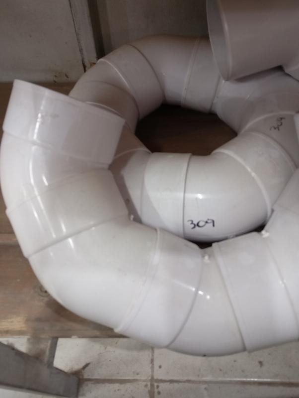 CURVA PVC 100 A 45