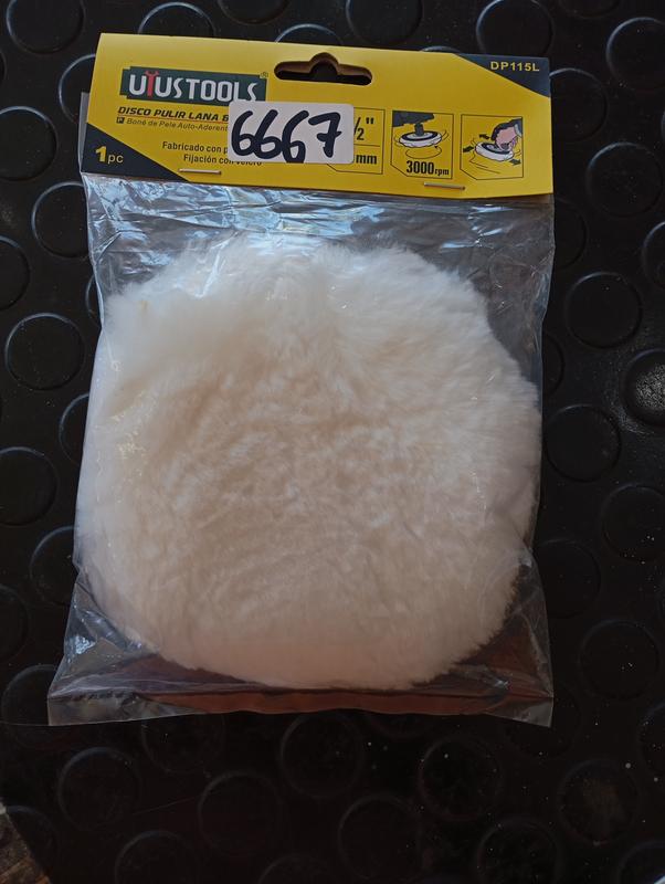 DISCO DE PULIR 4,5" LANA VELCRO DP115L