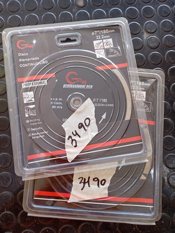 DISCO CERAMICA PAMPA SEGMENTADO 180MM