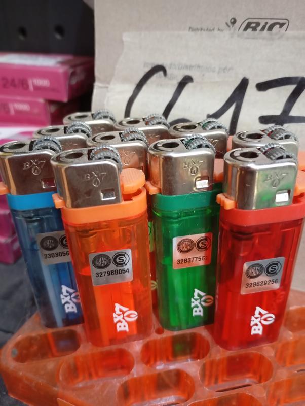 ENCENDEDOR BIC BX7 TRANSPARENTE