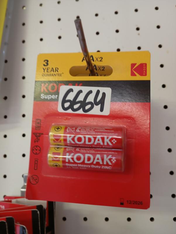 PILA AA X2 ZINC KODAK