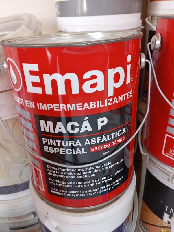 PINTURA ASFALTICA X 4LTS SEC RAPIDO MACA P