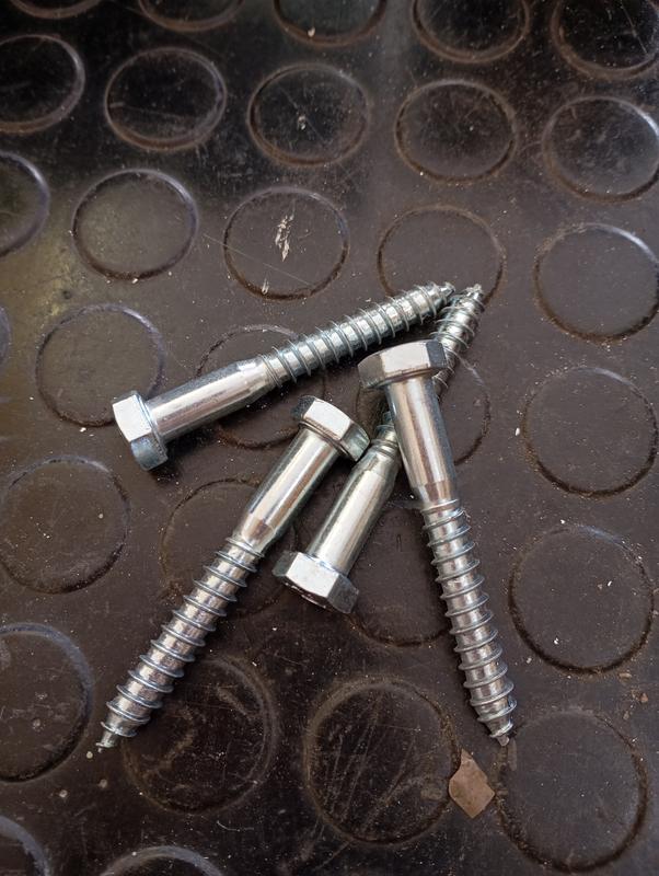 TIRAFONDO CABEZA HEXAGONAL ZINCADO 5 16 X2 1 2