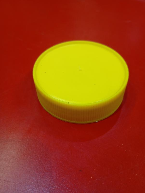 Tapa p/pote tipo mayonesa 67mm amarillo