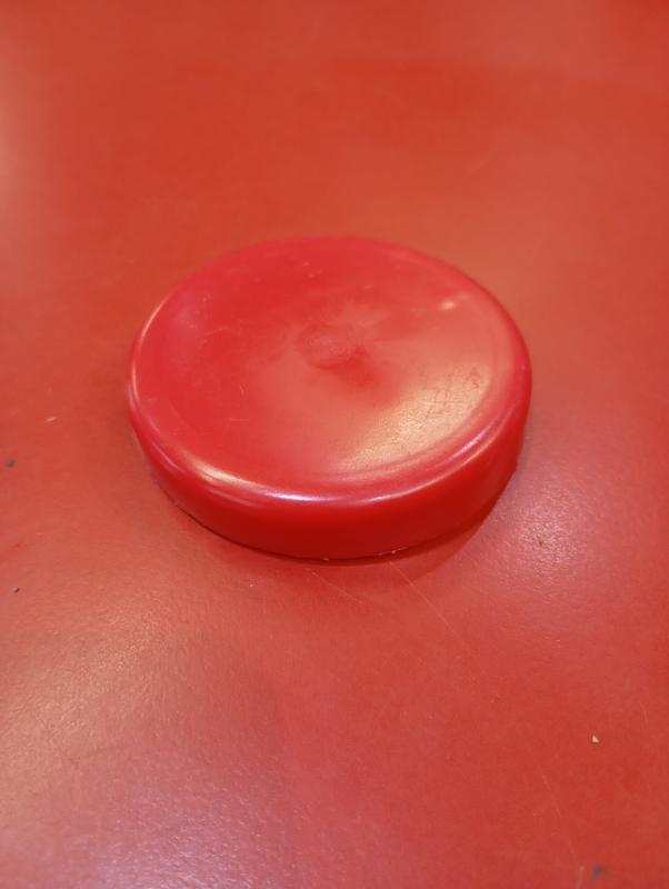 Tapa pote 65mm rojo
