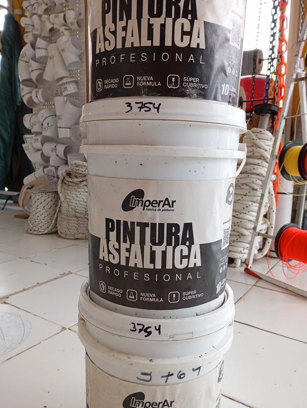 PINTURA ASFALTICA 10 LTS IMPERAR