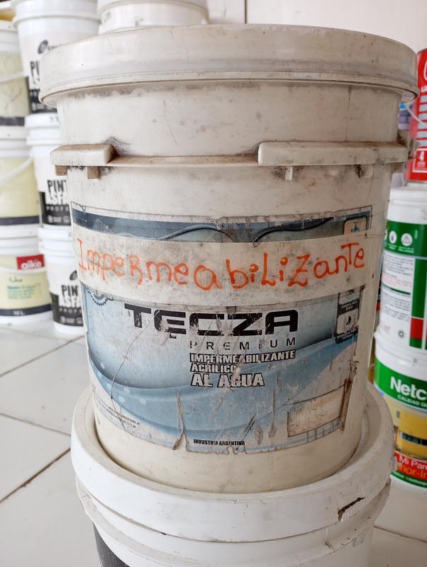 Impermeabilizante acrílico al agua TECZA 10lts ((oferta))