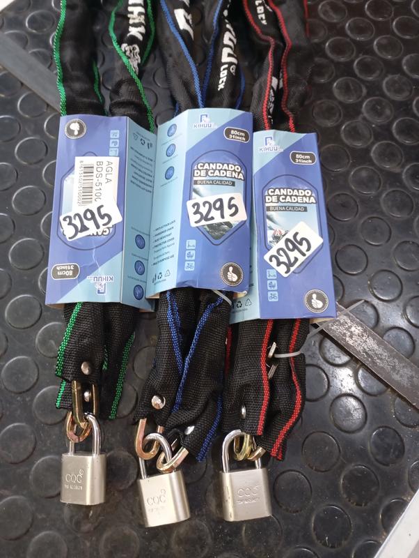 CANDADO P/MOTO FORRADO 1MT BSD-5100