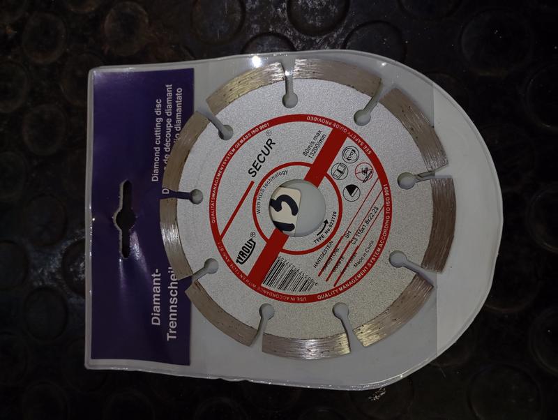 DISCO DIAMANTADO SECO SECUR 4.5”