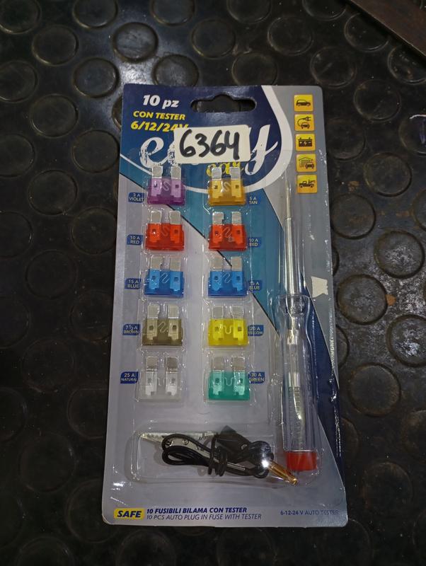 BUSCAPOLO 12V KIT C/10 FUSIBLE